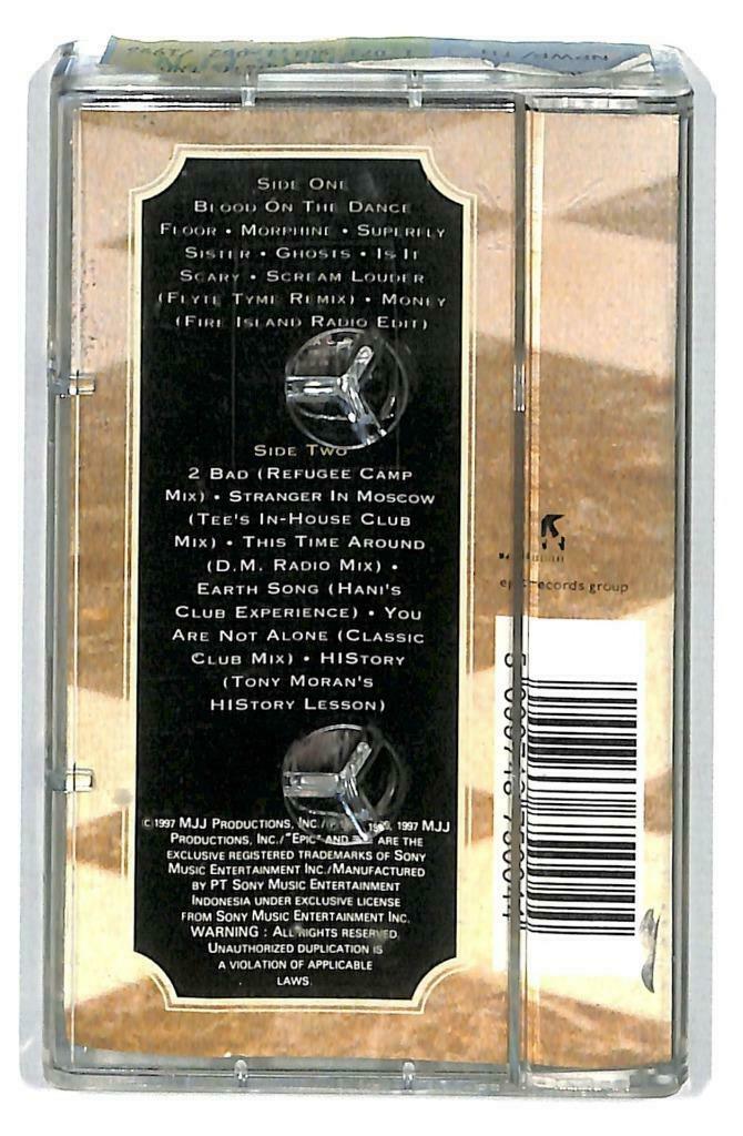 Michael Jackson Blood On The Dance Floor 1997 Indonesia English Cassette CT937
