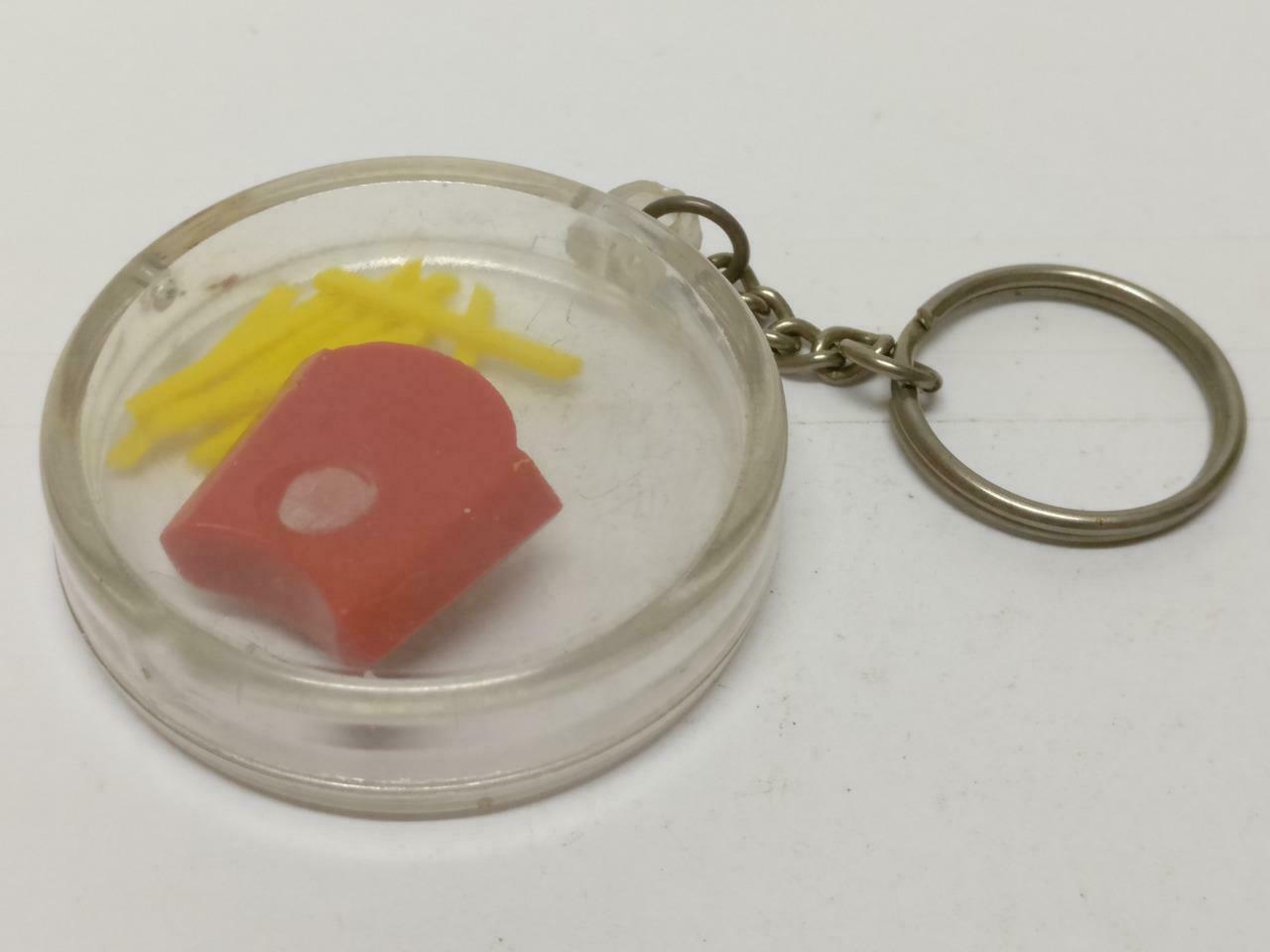 LP888 Vintage Mcdonalds French Fries Accessory Plastic Acrylic Keychain Keyring (B668)