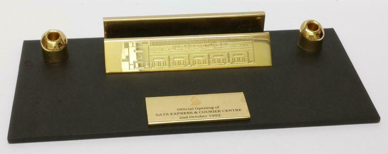 SIA Singapore Airlines SATS Express & Courier Centre Pen & Card Holder (A2117)