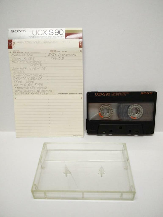 Used  Blank Tapes Sony UCX-S90 High Bias Japan Cassette Tape x 01 (CT025)