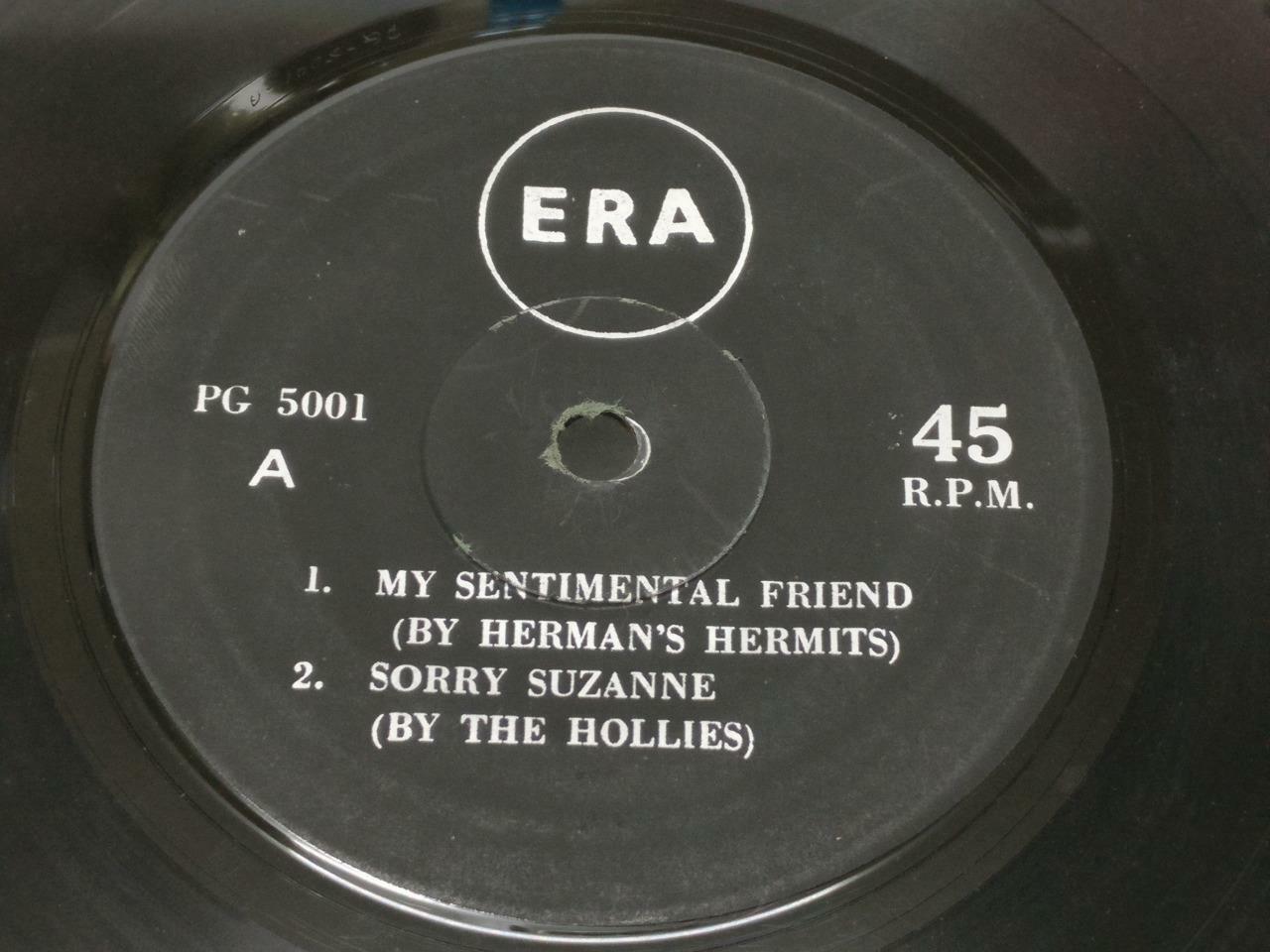 Herman's Hermits The Hollies Rare Cover & Label Singapore 7" EP  (EP021)