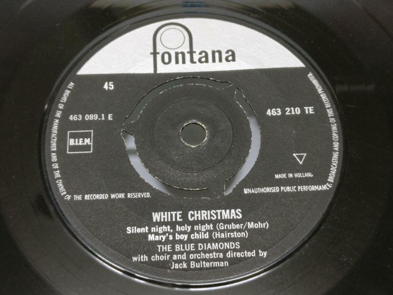 Rare Singapore Blue Diamonds Band White Christmas Holland English EP 7" EP148
