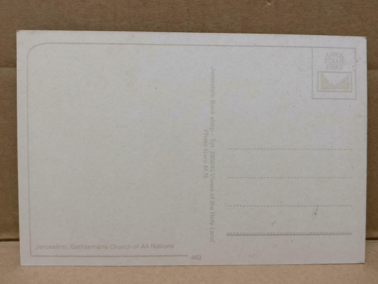 LUCKYPIGEON Gethsemane Church Of All Nations Israel Jerusalem Postcard (C1897)