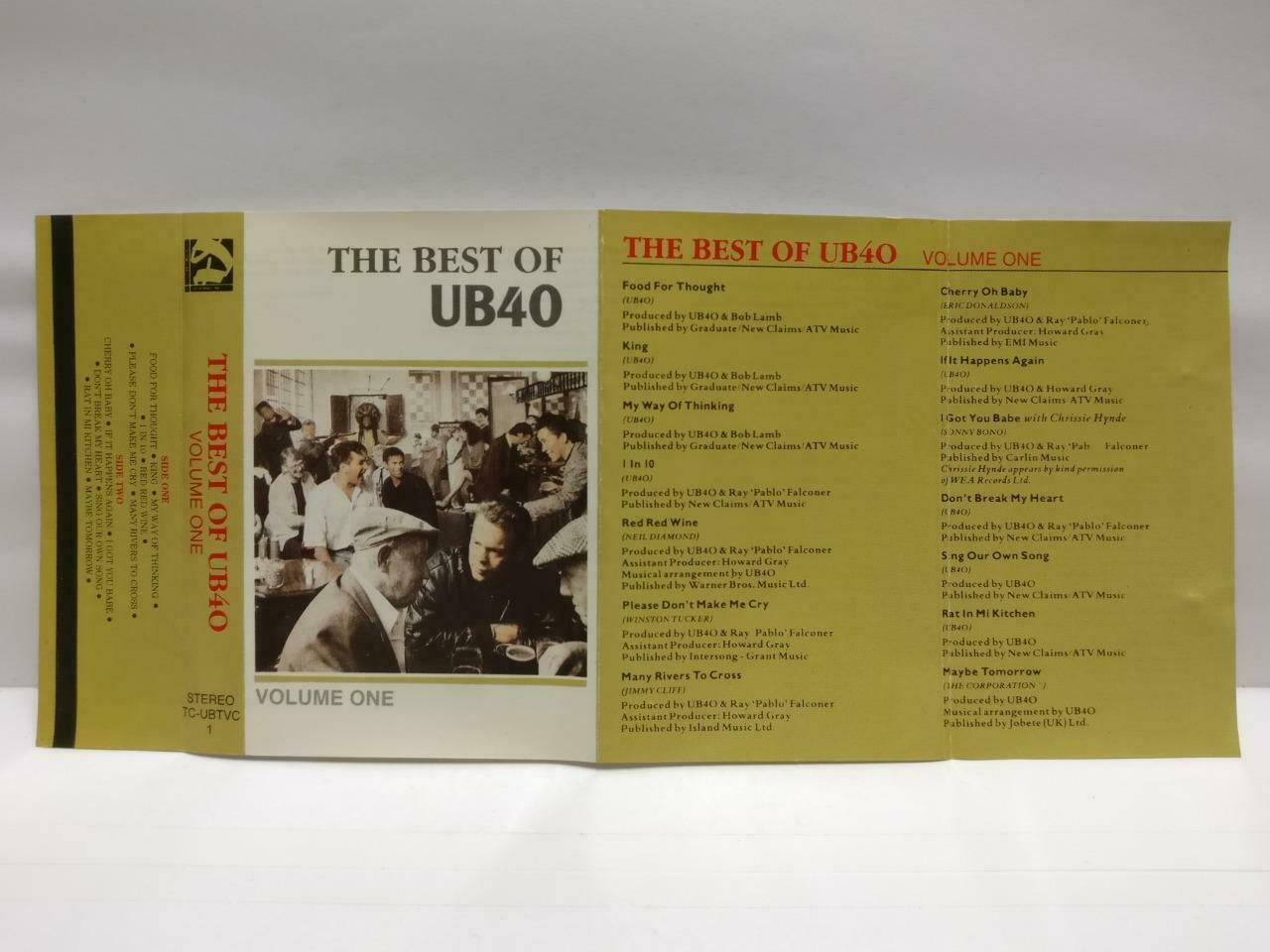 The Best Of UB40 Red Red Wine 1988 Mega Rare Malaysia English Cassette CT508