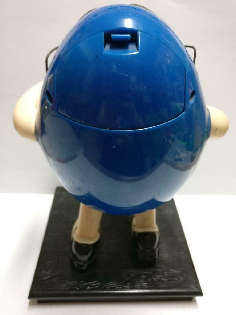 M&M's M&M Chocolate Blue Glasses Saxophone Candy Dispenser No Box  (A2183) *5