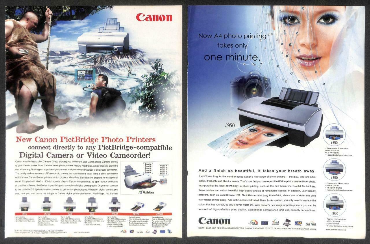 Vintage Canon Camera Copier Printer Magazine Advertisement Print Ad x 9 (P905)