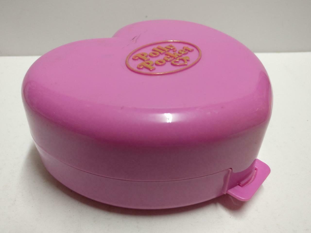 Vintage Polly Pocket 1992 Bluebird Castle Pink Heart Compact Only (FTY072)