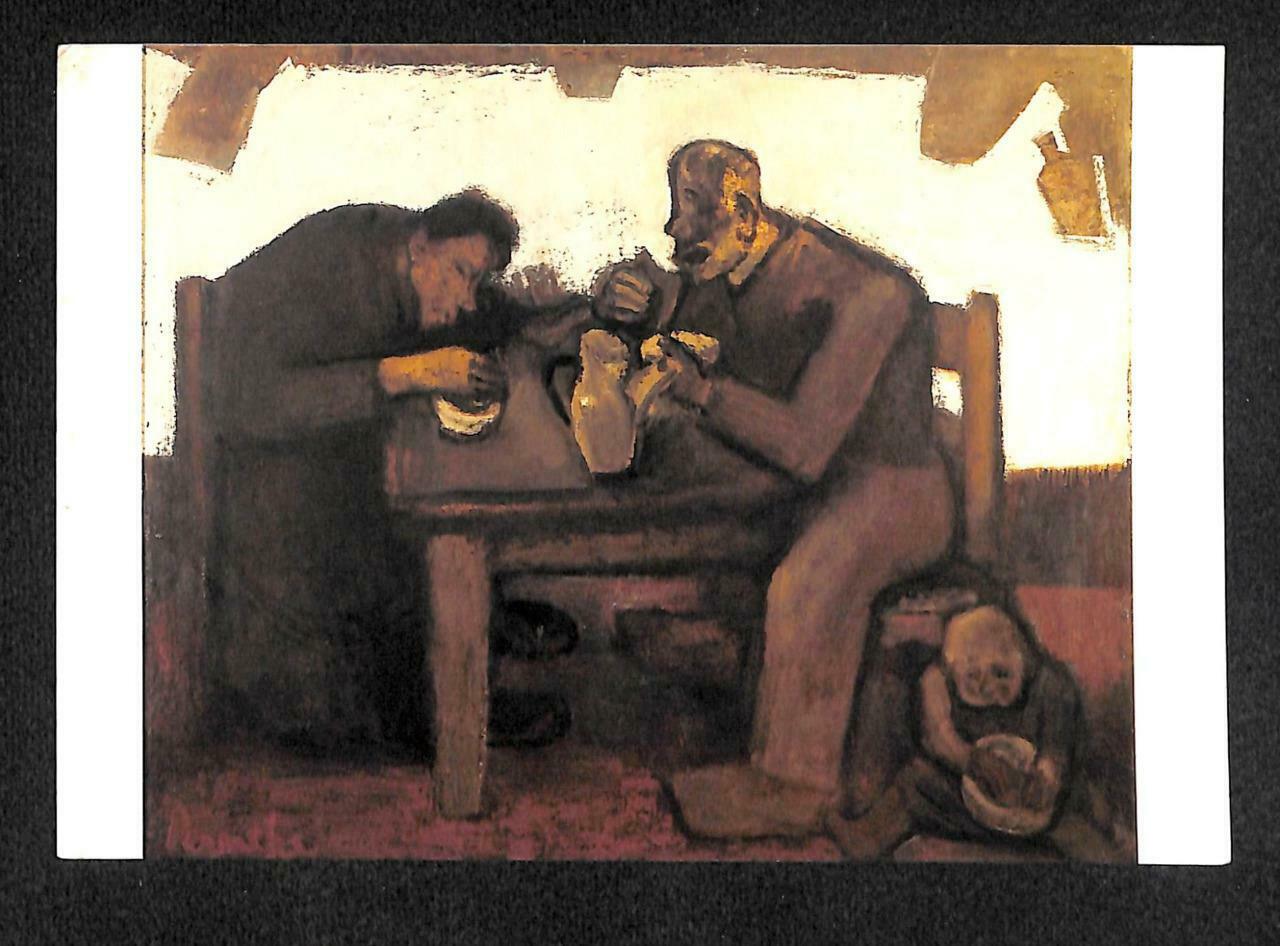 LUCKYPIGEON Constant Permeke Het Dageliks Brood 1950 Painting Postcard (C1739)