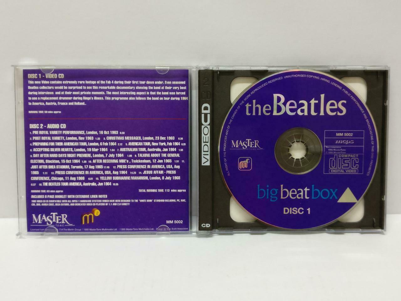 Rare The Beatles Big Beat Box 1995 Master Tone Video VCD + CD  (CD535)