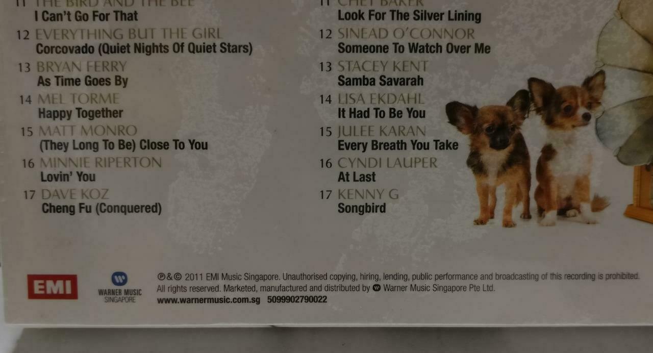Sealed Various Artist JAZZ Norah Jones Peggy Lee Sade Singapore 2x CD Dog CD922