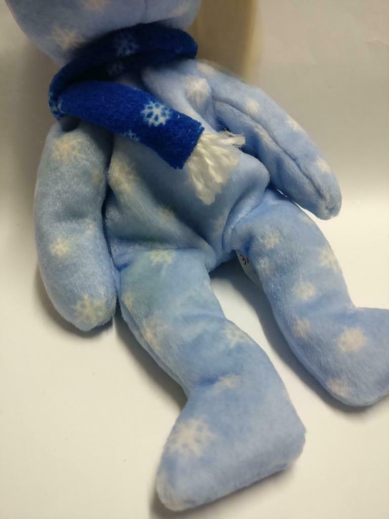 Vintage Ty Beanie Babies Bear Snowflake Scarf 1999 Plush Soft Toy F/S (PTY115)
