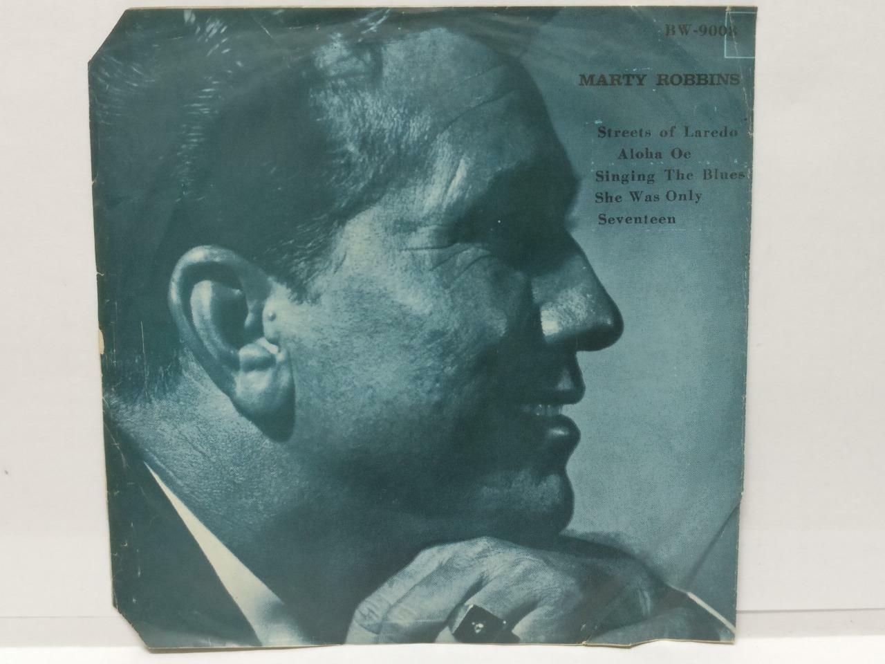 Marty Robbins Streets Of Laredo Rare Cover Label Singapore 7" EP (EP035)