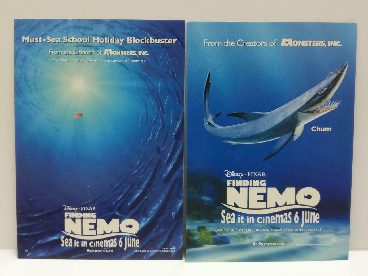 LUCKYPIGEON888 Cartoon Movie Nemo Fish Shark Blue Sea Postcard Lot Of 14 E0456