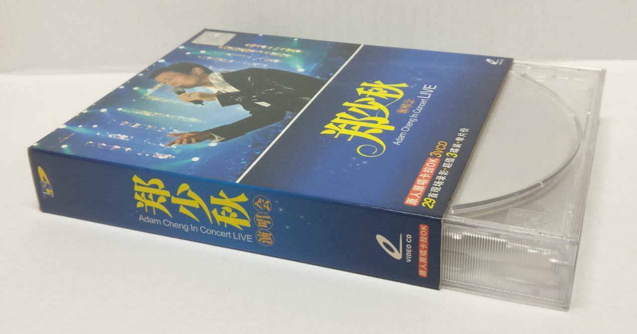 LK888 HK Adam Cheng 鄭少秋 赵雅芝 张帝 洪荣宏 Karaoke Rare Singapore 3x VCD Chinese CD194