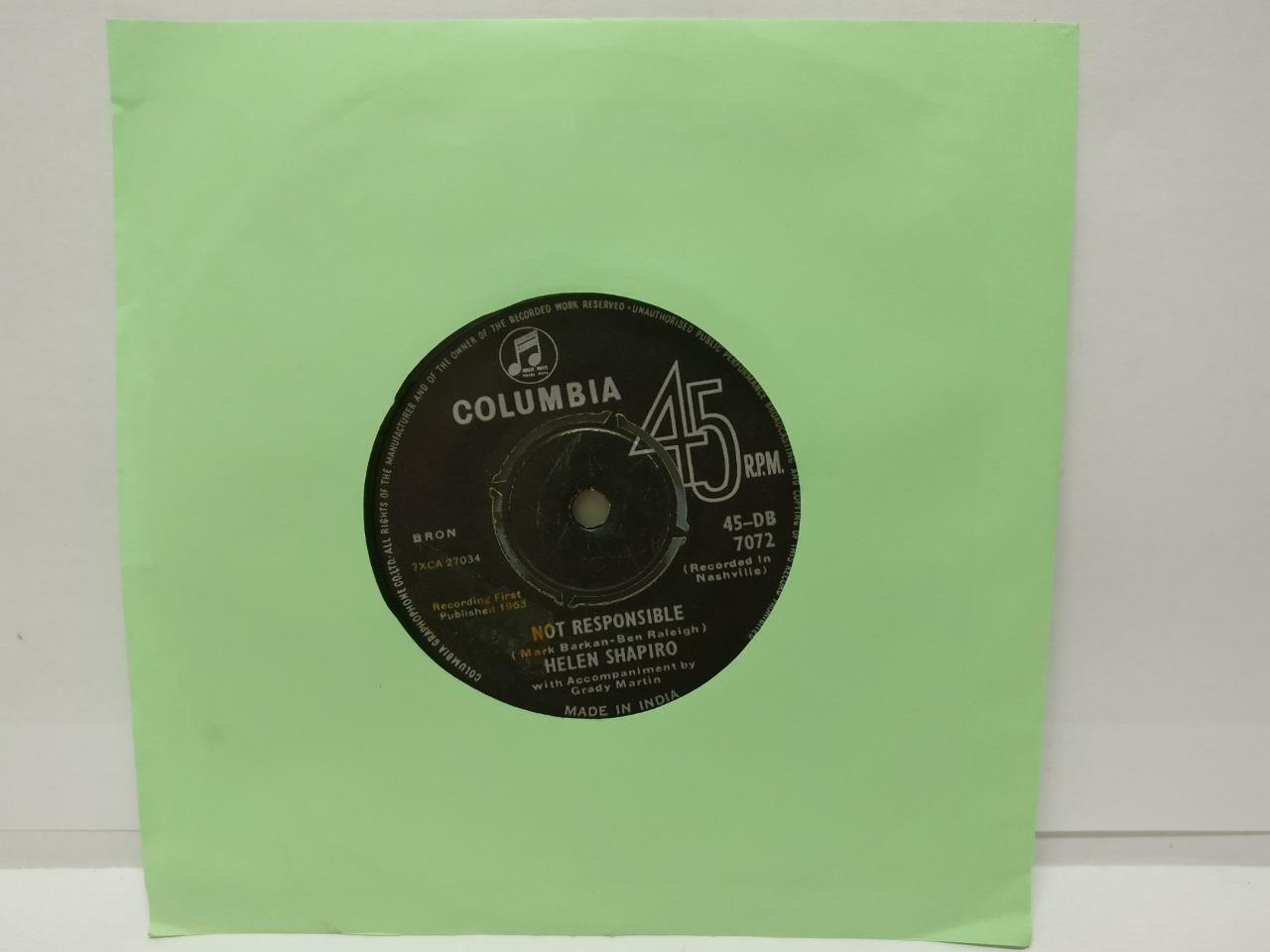 Helen Shapiro No Trespassing 1963 Columbia Rare India 7" EP English (EP003)