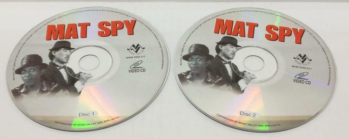 Malay Movie Mat Spy Mat Sentol Malek Redzuan Malaysia Melayu 2x VCD Video CD (CD744)