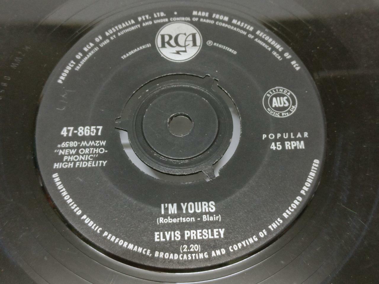 Elvis Presley I'm Yours RCA Australia 7" English EP (EP064)