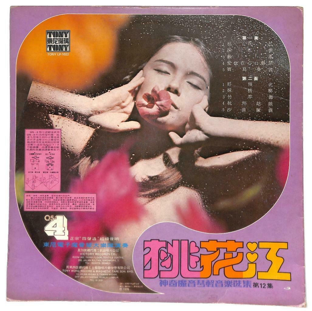 Singapore TonyElectric Organ Psych Instrumental Music 桃花江 33rpm LP Chinese LP001