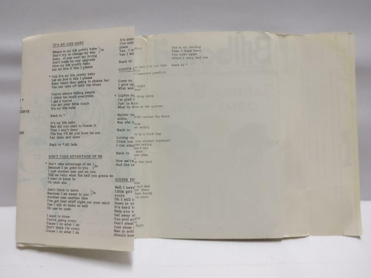 Johnny Winter Guitar Slinger 1984 Rare Indonesia English Cassette CT492