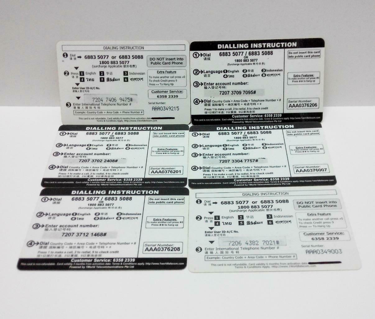 Used Vintage Singapore Phone Cards x12 Chinese Zodiac Tiger Rat Pig Cow Ox A433