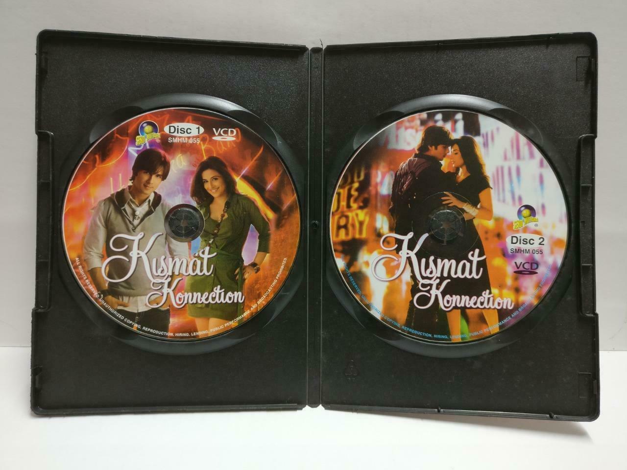 India Bollywood Movie Kismat Konnection Shahid K. Malaysia Video 2x VCD CD1020