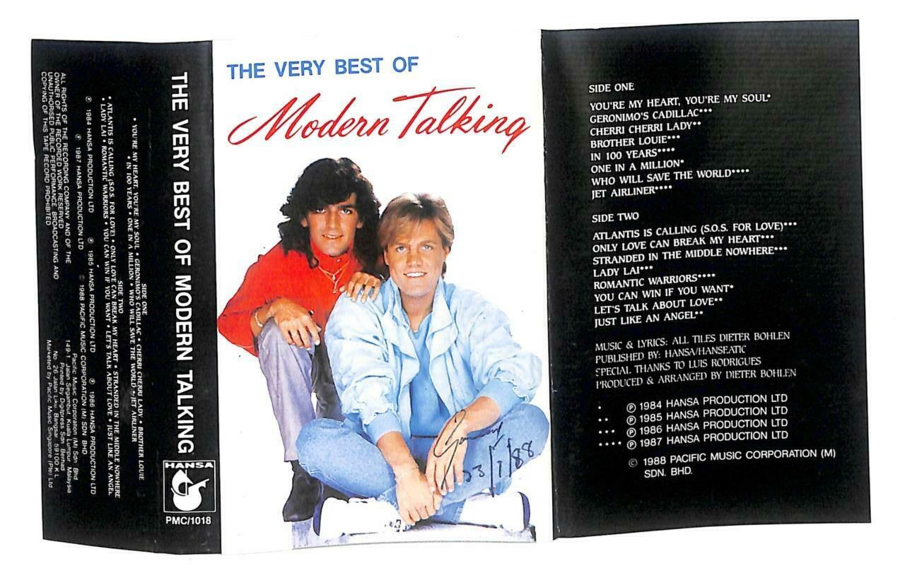 Modern Talking Cheri Cheri Lady Brother Louie Malaysia English Cassette CT960