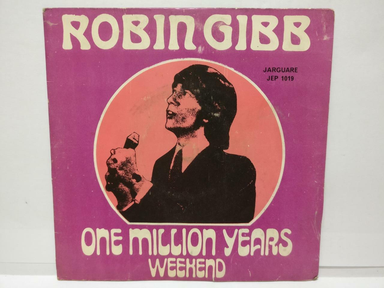 Robin Gibb One Million Years Unique Cover & Label Singapore 7" EP (EP047)