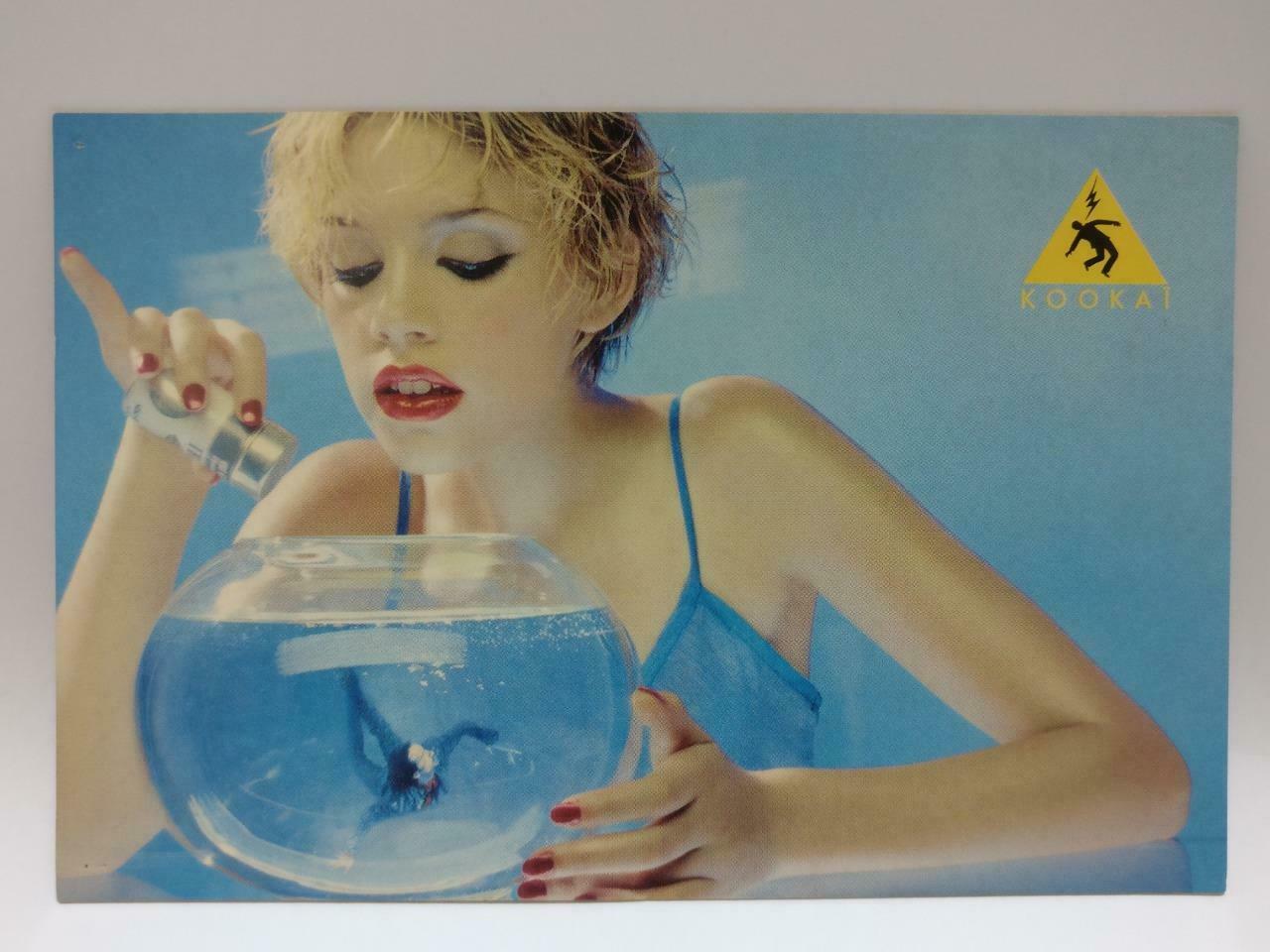 LUCKYPIGEON888 KOOKAI Lady With Fish Bowl Blue Australia Ads Postcard (E0032)