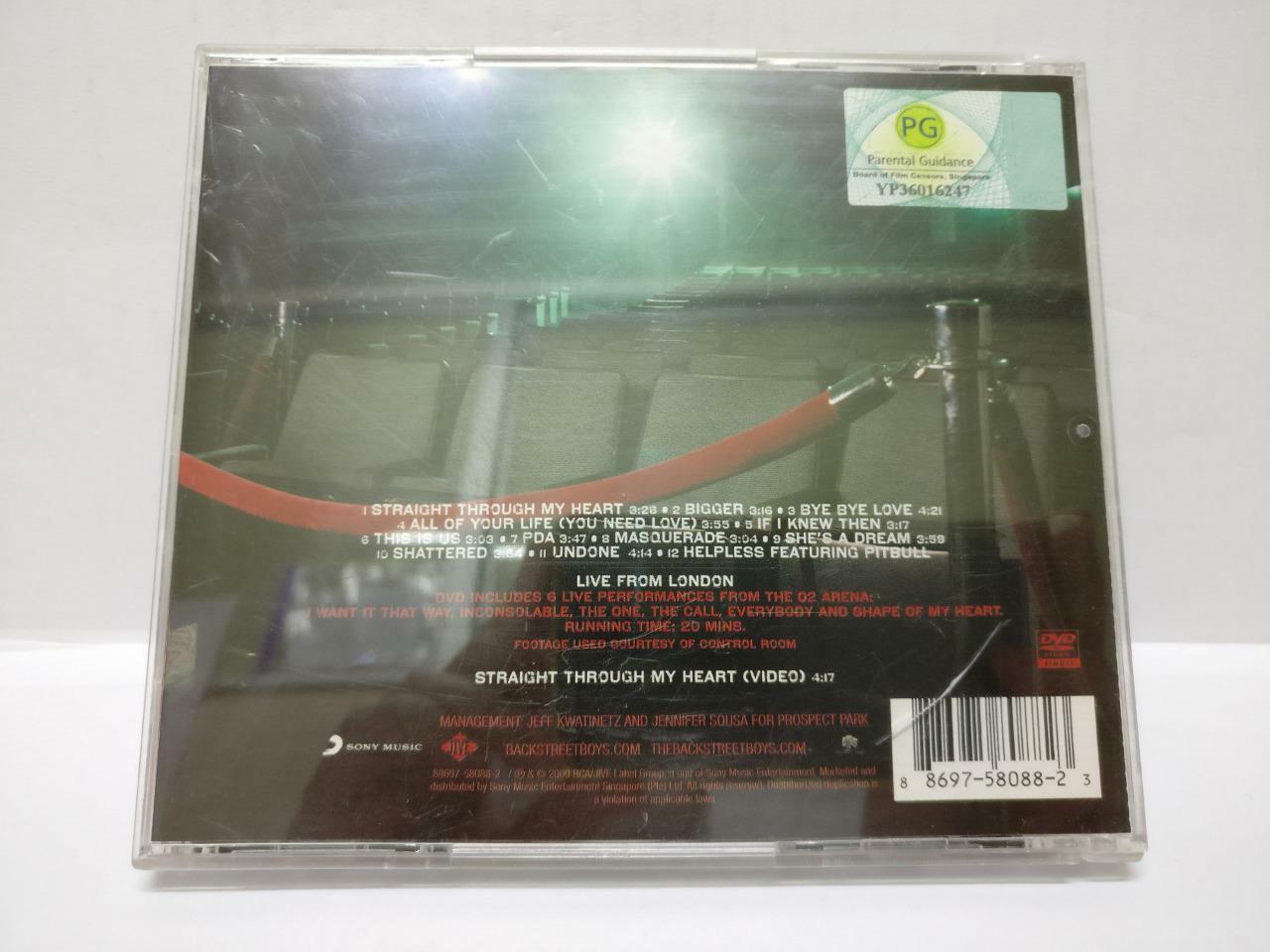 LK888 Backstreet Boys BSB Rare 2009 Singapore CD + DVD (88697) (CD373)