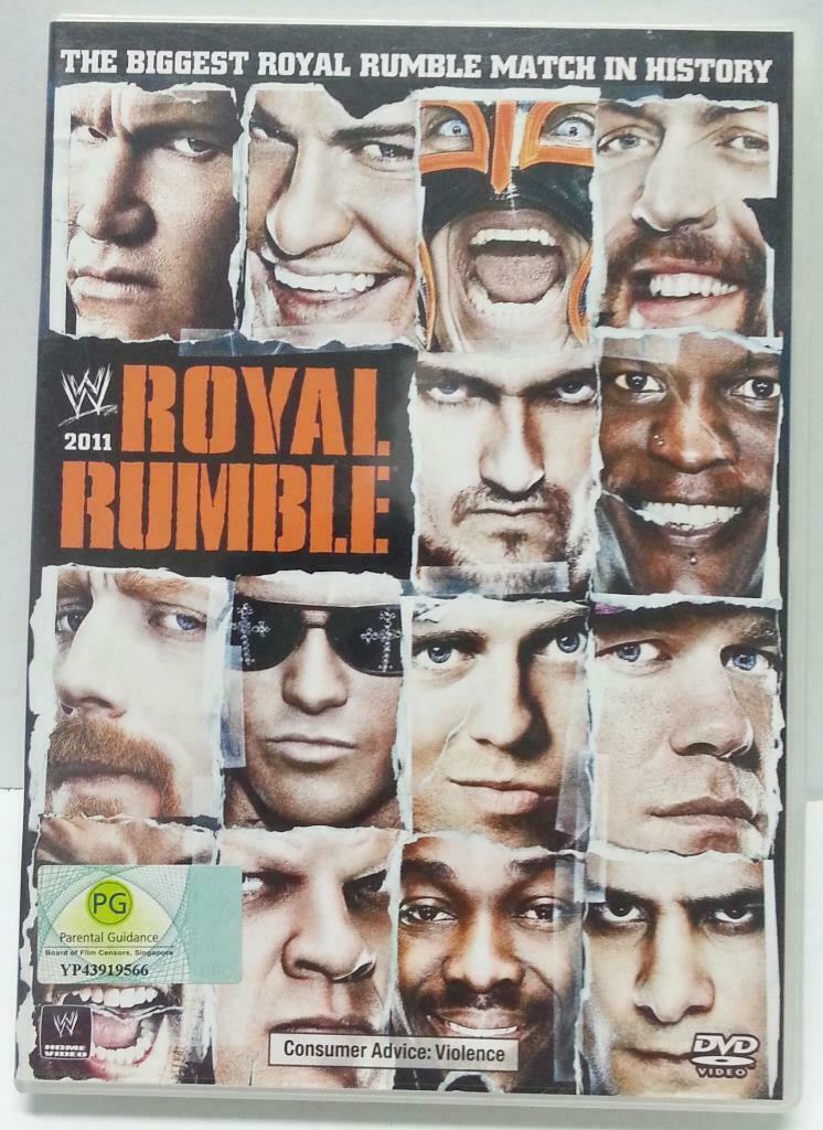 WWE WWF Wrestling The Miz Randy Orton Edge Royal Rumble 2011 Singapore DVD A730