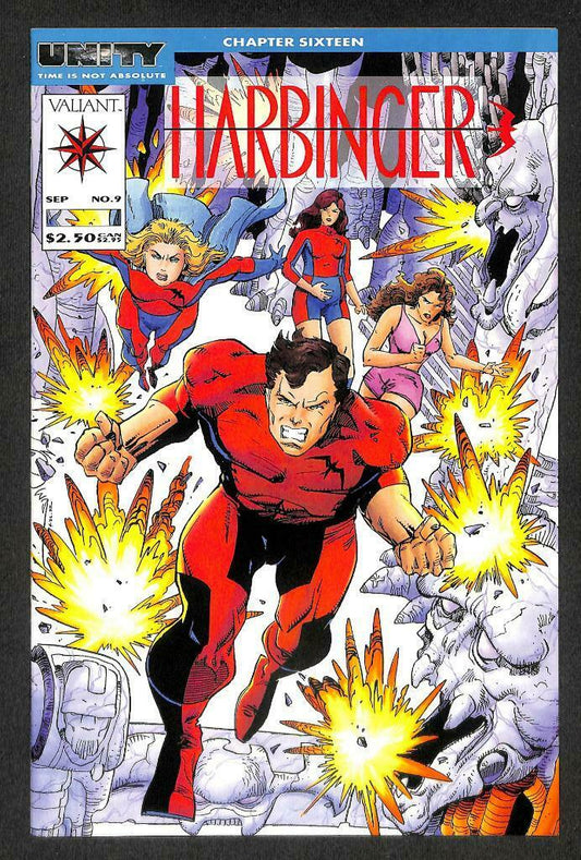 Valiant UNITY Harbinger Sept No. 9 Ch 16 Animation Cartoon Comic Book (A1754)