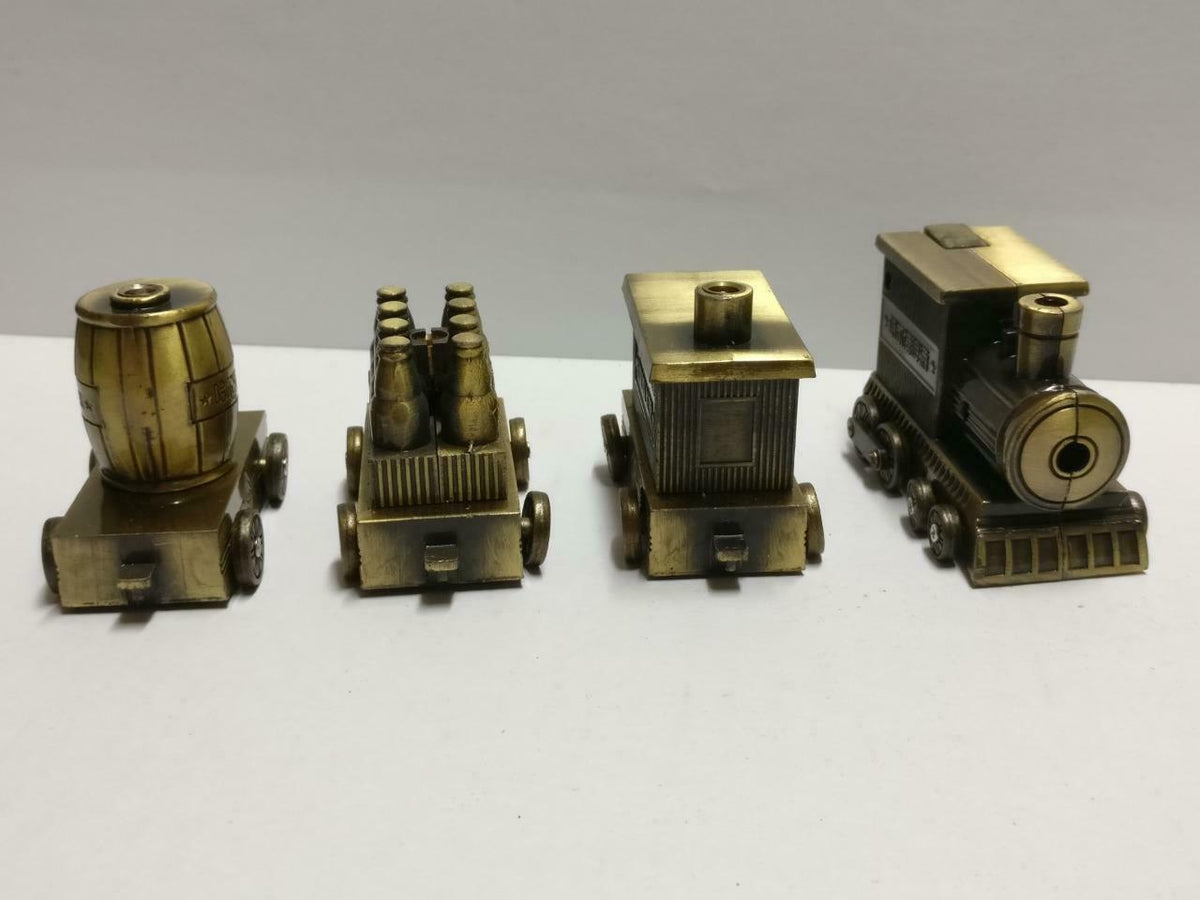 Unused Vintage China Harbin Beer Small Metal Train Set Display Box F/S (A2161)*3