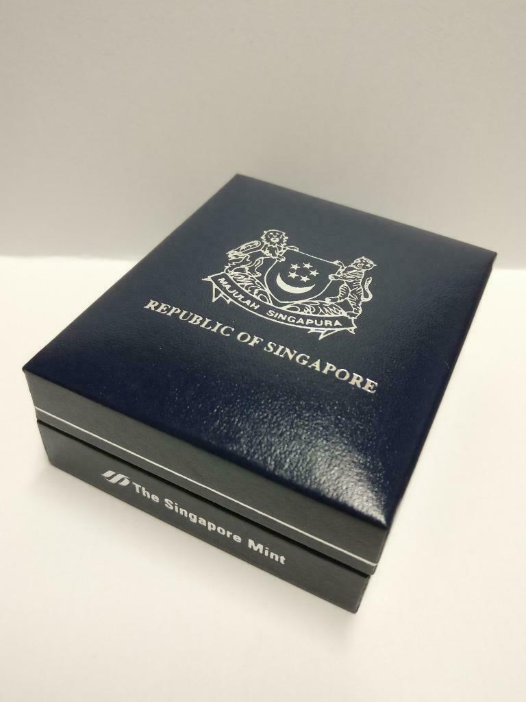 Singapore $5 Olympic SEA Games 1993 Proof Silver Coin With Box & Cert (C040b)