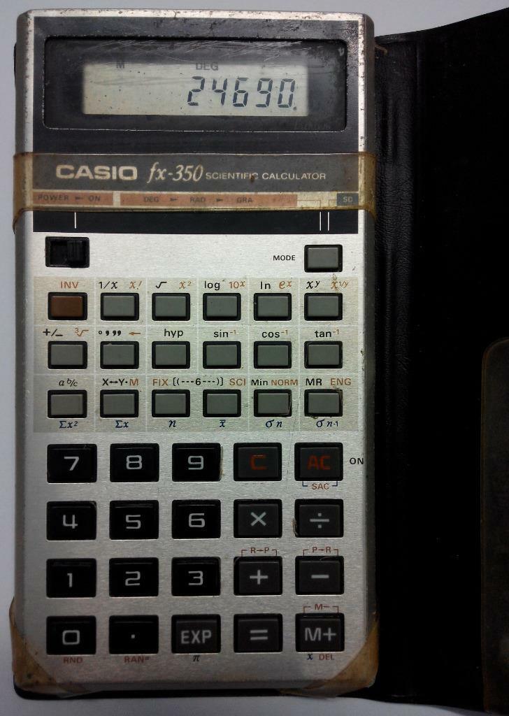 Vintage Casio FX-350 Japan Scientific Calculator (CA003)