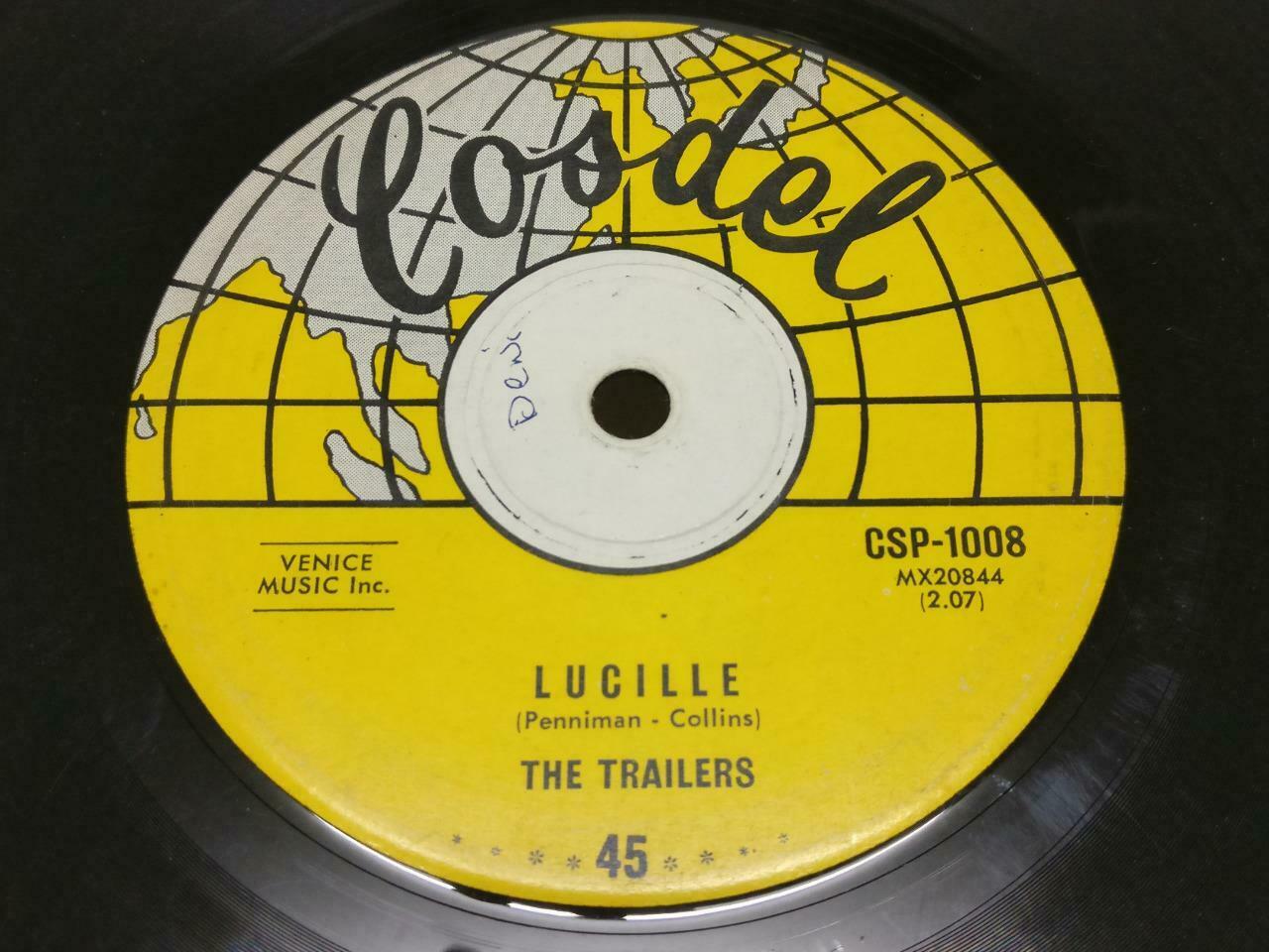 Rare Singapore The Trailers Band Lucille Cosdel Psych Garage EP 45RPM 7" EP391