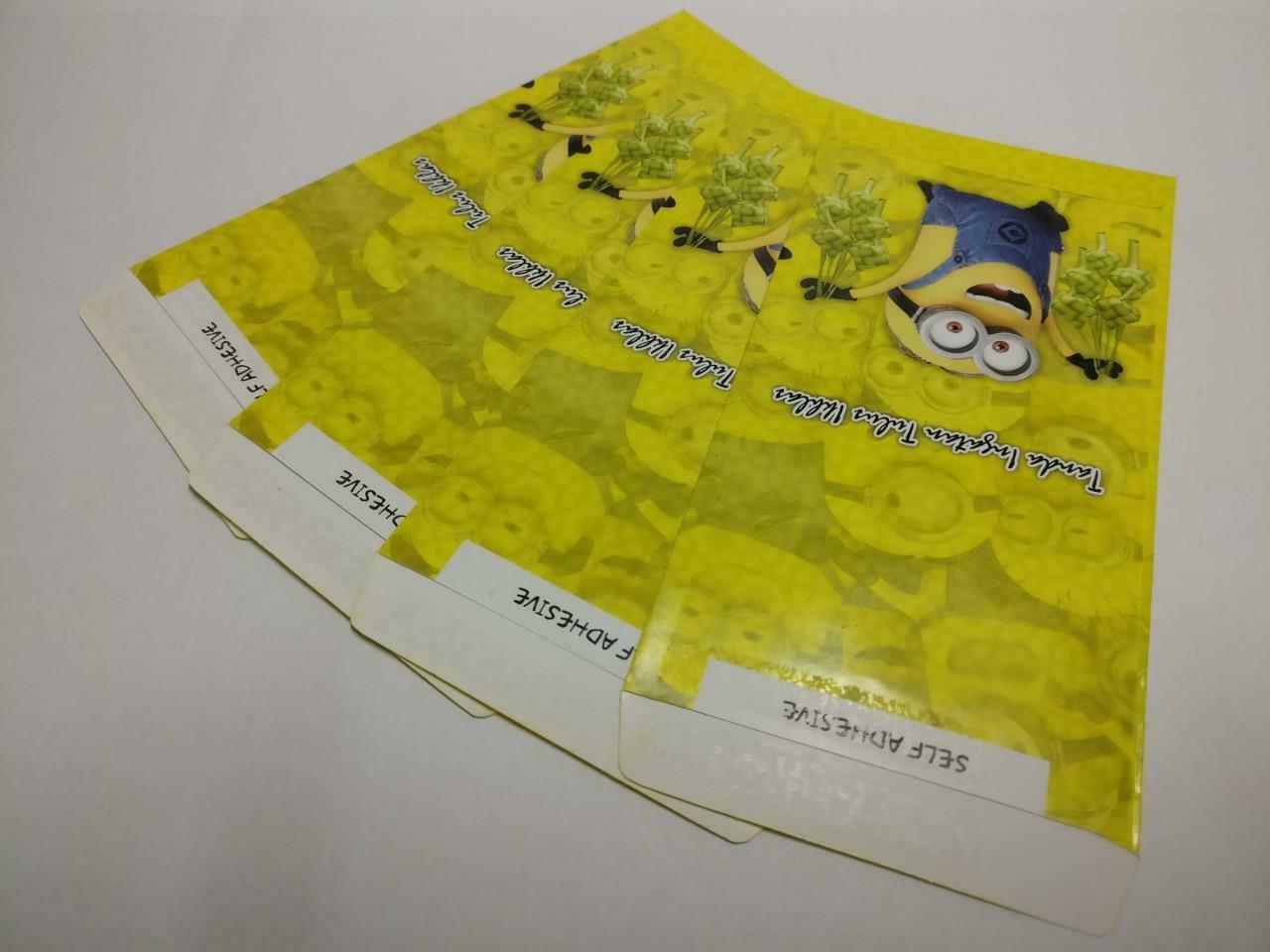 Minion Malay New Year Yellow Packets Despicable Me Pocket Envelope 4pcs (AC367)