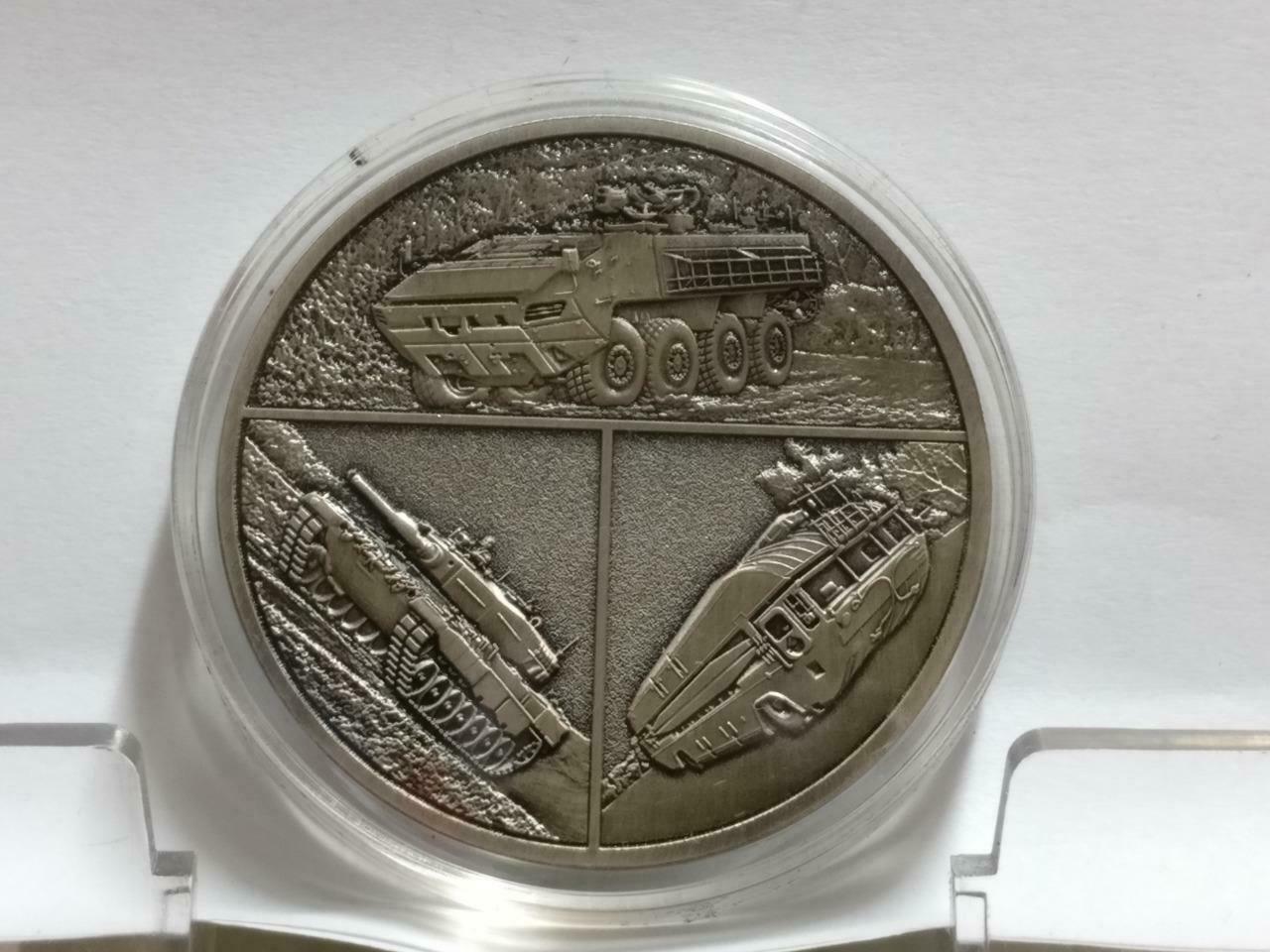 Singapore Military Tank Army Soldiers Open House 2009 Medal Coin w/ Box (C044b)