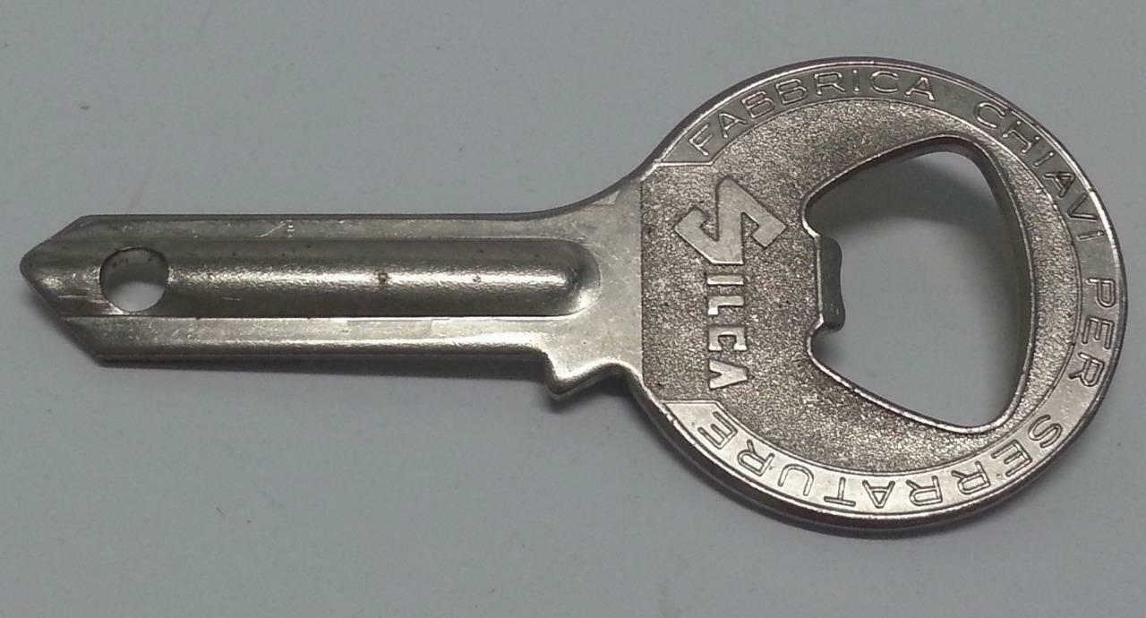 Vintage SILCA Fabbrica Chiavi Per Serrature Beer Opener Key (A911)