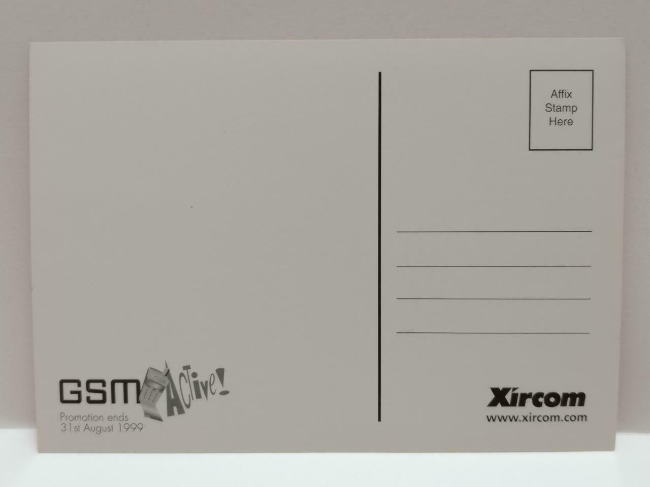LUCKYPIGEON888 Xircom GSM Mobile Advert Sea Tree 1999 Singapore Postcard (E0125)