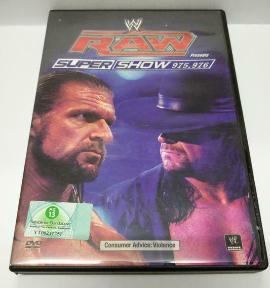 WWE RAW WWF Wrestling Randy Orton Dolph Ziggler Super Show Singapore DVD A1456