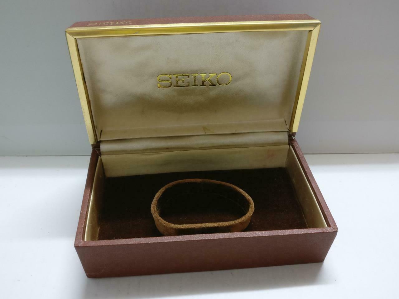 Vintage Japan Seiko Watch Rectangle Empty Box Gift Box (BX029)