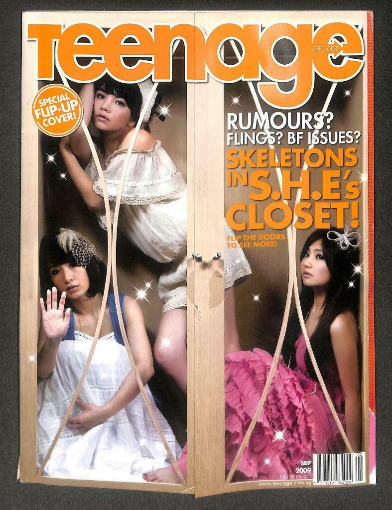 Singapore Teenage Magazine 2009 S.H.E 任家萱 田馥甄 陳嘉樺 F.T.Island Poster F/S M127 E