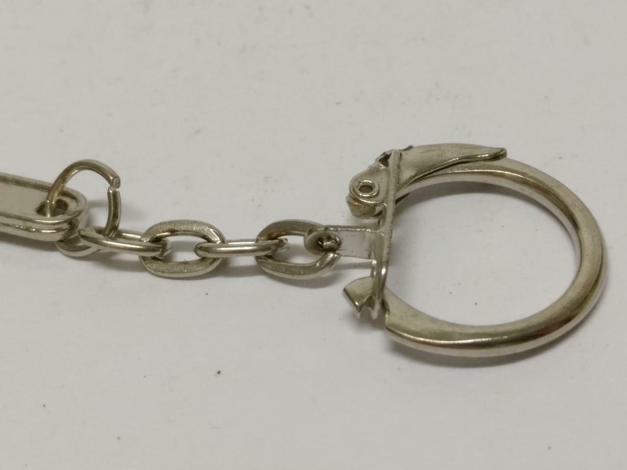 LP888 Vintage Mini Wrench Tooling Silver Tone Metal Souvenir Keychain Keyring F/S (B692)