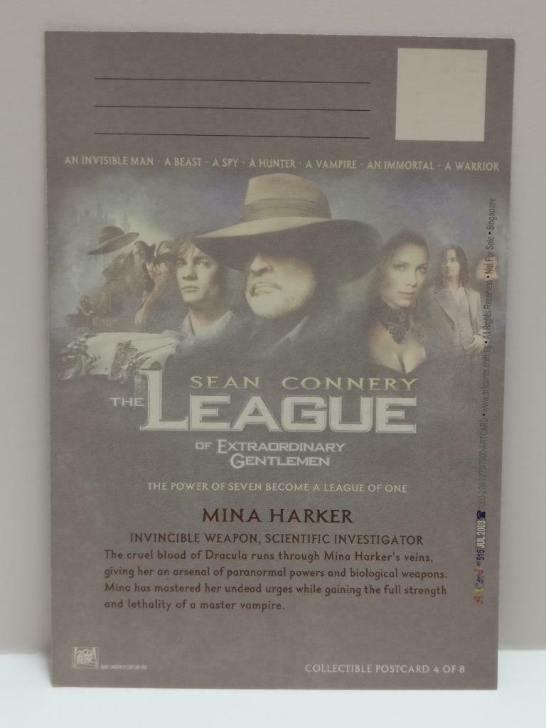 LUCKYPIGEON888 Movie LXG Peta Wilson 2003 Singapore Ad Postcard (E0416)