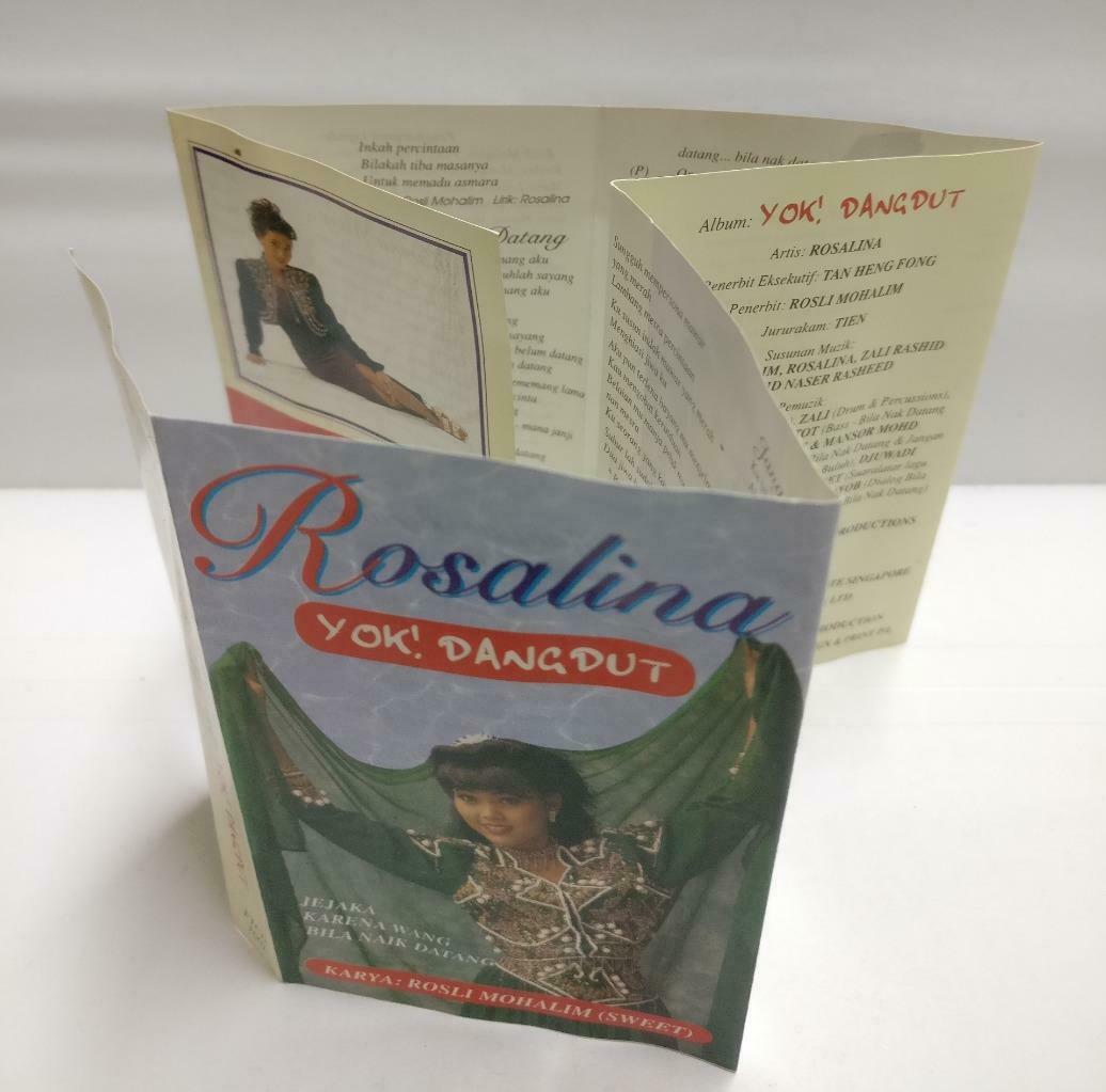 Malay Rosalina Yok ! DangDut Rare Singapore Melayu Cassette CT748