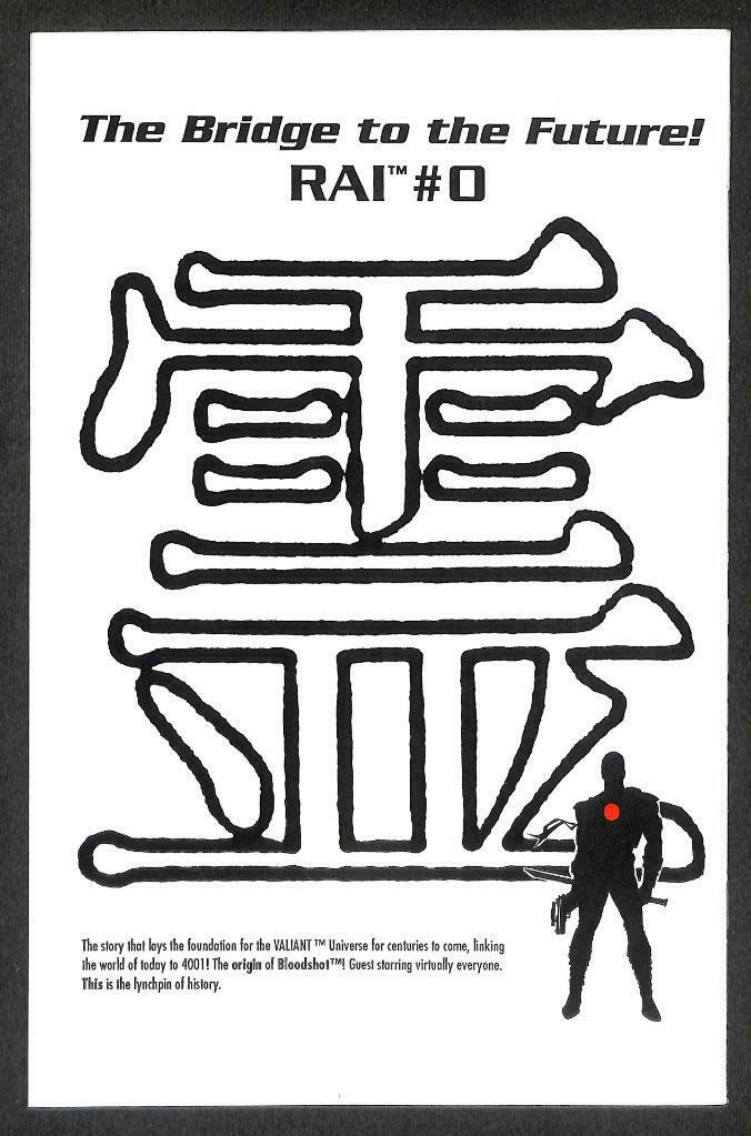 Valiant UNITY Time Is Not Absolute October Animation Cartoon Comic Book (A1751)