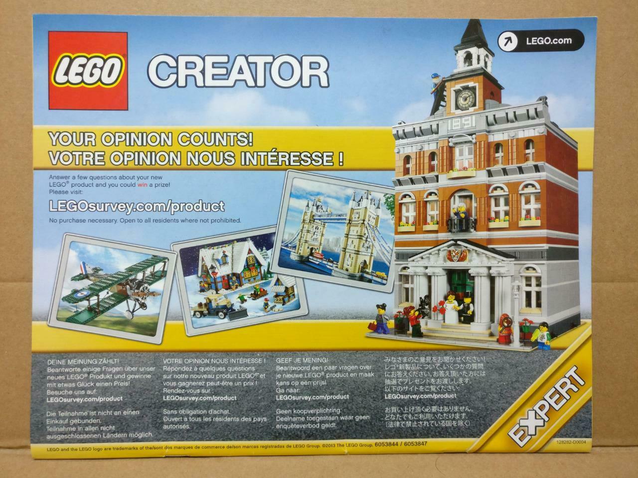LEGO No. 10232 (3) Expert Manual Instructions Catalog Booklet (LG057)