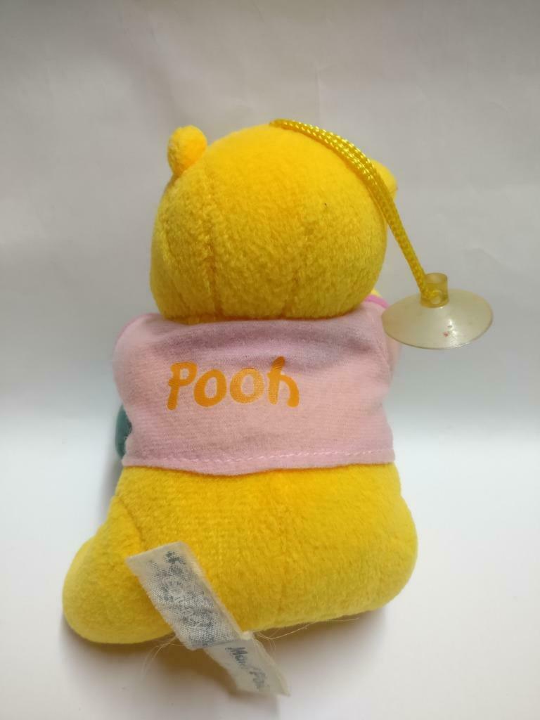 Disney Winnie The Pooh Baby With Blue Pillow 6" Plush Soft Toy F/S (PTY111)