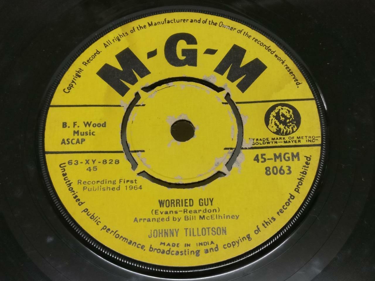Johnny Tillotson Please Don't Go Away 1964 Rare MGM India 7" EP (EP005)