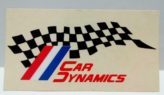 Vintage 80’s Sticker Car Dynamics F/S (A792)